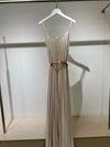 Italy plisse camel dress