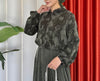 Qupra olive green dress set