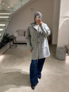 Grey italian scuba jacket FW26