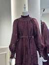 Serpil Bordeaux dentelle