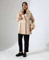 Beige fur jacket FW26