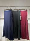 navy pleated skirt FW26