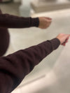 Italian midi brown top FW26