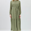 Nihan Green maxi dress