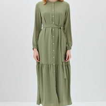  Nihan Green maxi dress