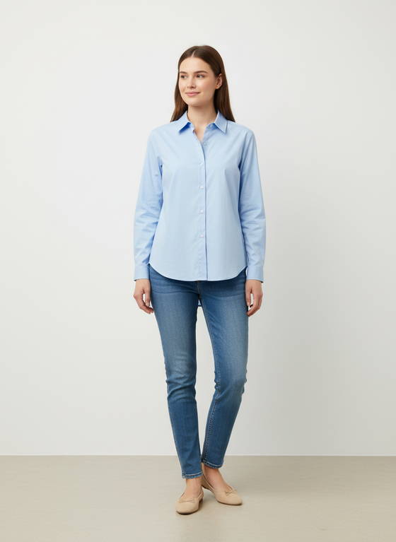 Italian blue shirt