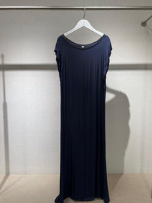  Italy silk navy  dress