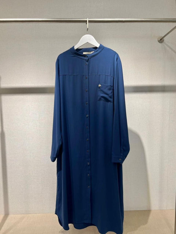 Nihan blue long shirt