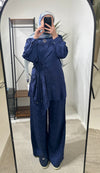 Armine navy blue pants set SS26