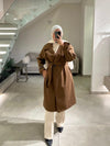 Joukh double mocha coat FW26