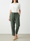 Italy linen green pants