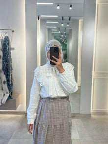  italian crochet skirt set