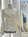 Italian lace beige shirt