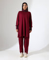 Bordeaux pants set