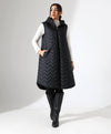 Black puffer vest FW26