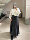wool grey skirt FW26