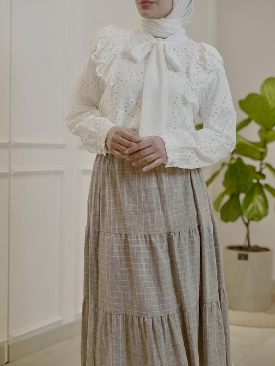 italian crochet skirt set