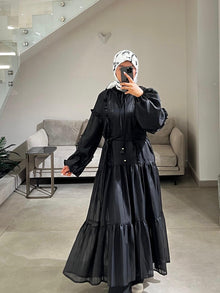  Serpil black lined dress