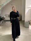 Wool black dress FW26