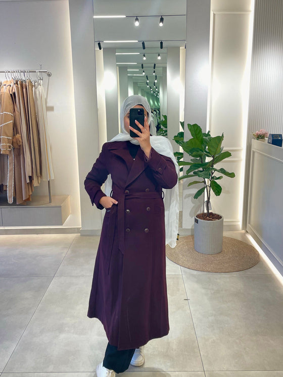 Bordeaux joukh coat