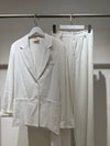italy linen white set