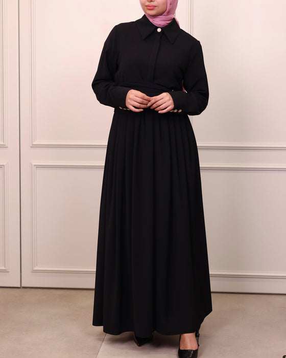 Black daily dress