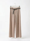 Italian wool camel pants FW26