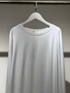 longsleeves white cotton dress