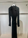 black silk italian set
