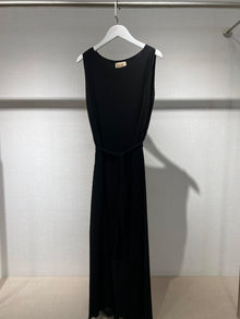  Italian pleated black dress