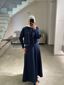  Navy skirt set