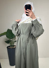 Olive green long shirt