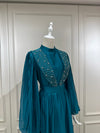 Turquoise Evening Dress