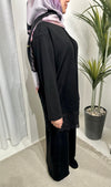 Armine lace black pants set SS26