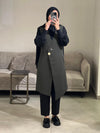 Serpil olive vest FW26