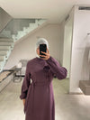 Purple maxi dress