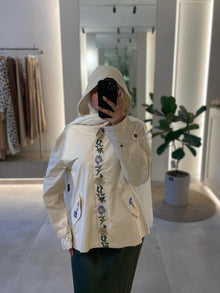 floral embroidered jacket