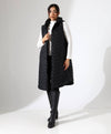 Black puffer vest FW26
