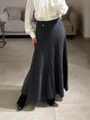 wool grey skirt FW26