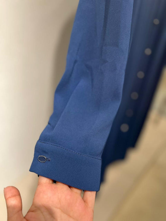 Nihan blue long shirt