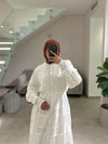 Offwhite lace dress