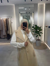 Mohair beige vest