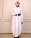 Italian white poplin shirt