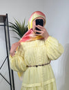Yellow summer dress