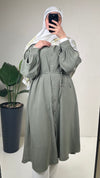 Olive green long shirt