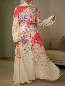  offwhite floral dress