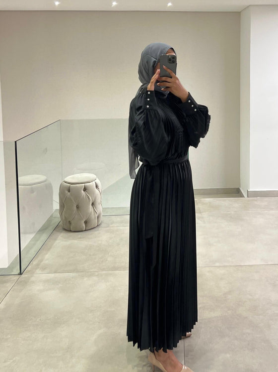 Serpil evening black dress