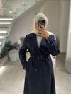 Tugba navy trenchcoat FW26