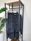 Black qupra skirt set SS26