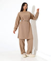 Beige pants set FW26